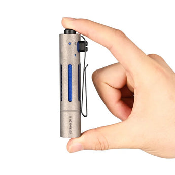 Acebeam Rider RX Ti 2.0 EDC LED Flashlight - 700 Lumens - NICHIA 519A V1 - Includes 1 x USB-C Rechargeable 14500 - Titanium - Silver or Special Edition Design