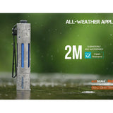 Acebeam Rider RX Ti 2.0 EDC LED Flashlight - 700 Lumens - NICHIA 519A V1 - Includes 1 x USB-C Rechargeable 14500 - Titanium - Silver or Special Edition Design