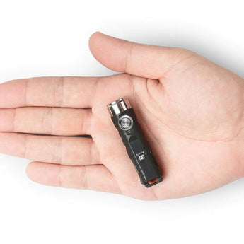 RovyVon A1 Gen 4 USB-C Rechargeable LED Keychain Flashlight -Luminus SST-20 or High CRI LED- 650 Lumens or 420 Lumens - Uses Built-in Li-ion Battery Pack - Black, Gray, Orange, or Army Green