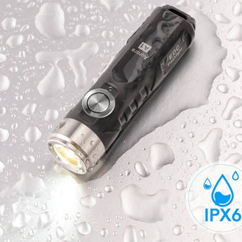 RovyVon A1 Gen 4 USB-C Rechargeable LED Keychain Flashlight -Luminus SST-20 or High CRI LED- 650 Lumens or 420 Lumens - Uses Built-in Li-ion Battery Pack - Black, Gray, Orange, or Army Green