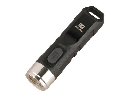 RovyVon A1 Mini Keychain Rechargeable LED Flashlight- 550 Lumens - CREE XP-G3 - Includes Built-In Li-ion Battery Pack - Black