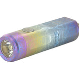 RovyVon A11 Mini Keychain Rechargeable LED Flashlight - 650 or 450 Lumens - CREE XP-G3 LED or Nichia 219C - Included Built-in Li-ion Battery Pack - Dawn in the Dark, Rainbow After Rain, or Sky Blue