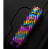 RovyVon A11 Mini Keychain Rechargeable LED Flashlight - 650 or 450 Lumens - CREE XP-G3 LED or Nichia 219C - Included Built-in Li-ion Battery Pack - Dawn in the Dark, Rainbow After Rain, or Sky Blue