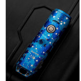 RovyVon A11 Mini Keychain Rechargeable LED Flashlight - 650 or 450 Lumens - CREE XP-G3 LED or Nichia 219C - Included Built-in Li-ion Battery Pack - Dawn in the Dark, Rainbow After Rain, or Sky Blue