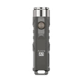 RovyVon Aurora A1 USB-C Rechargeable LED Keychain Flashlight - 650 Lumens or 450 Lumens - CREE XP-G3 or Nichia 219C - 3rd Gen - Uses Built-in 300mAh Li-Poly Battery Pack - Grey, Black, Purple, or Army Green