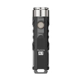 RovyVon Aurora A1 USB-C Rechargeable LED Keychain Flashlight - 650 Lumens or 450 Lumens - CREE XP-G3 or Nichia 219C - 3rd Gen - Uses Built-in 300mAh Li-Poly Battery Pack - Grey, Black, Purple, or Army Green