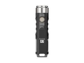 RovyVon Aurora A1 USB-C Rechargeable LED Keychain Flashlight - 650 Lumens or 450 Lumens - CREE XP-G3 or Nichia 219C - 3rd Gen - Uses Built-in 300mAh Li-Poly Battery Pack - Grey, Black, Purple, or Army Green