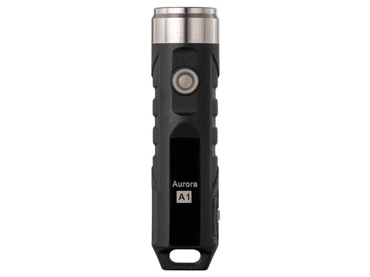 RovyVon A1x Polyamide Keychain Rechargeable LED Flashlight- 650 or 450 Lumens - CREE XP-G3 or Nichia 219C - Includes Built-In Li-ion Battery Pack - Black, Grey, or Army Green