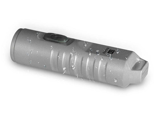 RovyVon A2 Mini Keychain Rechargeable LED Flashlight- 550 Lumens - CREE XP-G3 - Includes Built-In Li-ion Battery Pack - Sandblasted