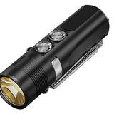 RovyVon A23 Gen 2 USB-C Rechargeable LED Flashlight - 1000 Lumens or 700 Lumens - Uses 850mAh Li-ion Battery Pack - Black or Aqua Blue - Cool White or High CRI