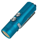 RovyVon A23 Gen 2 USB-C Rechargeable LED Flashlight - 1000 Lumens or 700 Lumens - Uses 850mAh Li-ion Battery Pack - Black or Aqua Blue - Cool White or High CRI