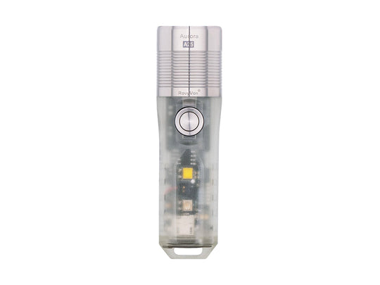 RovyVon Aurora A25 GITD Rechargeable LED Flashlight - CREE XP-L HD V6 - 1000 Lumens - Choose Sidelight LED - Includes 600mAh Li-Poly Battery Pack