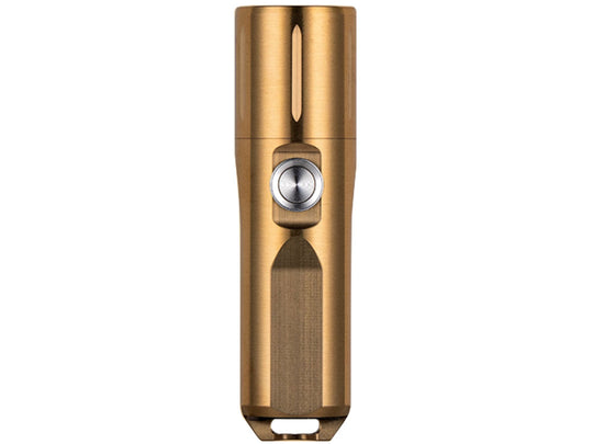RovyVon Aurora A29 Compact EDC Flashlight - Nichia 219C - 700 Lumens - Includes 600mAh Li-Poly Battery Pack - Brass