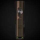 RovyVon A3 Pro Gen 4 USB-C Rechargeable LED Keychain Flashlight - Luminus SST-20 or High CRI LED - 650 or 420 Lumens - Uses Built-in Li-ion Battery Pack - Marble Gray or Desert Tan