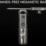 RovyVon A4 Gen 4 USB-C Rechargeable LED Keychain Flashlight - Luminus SST-20 or NICHIA 219C - 650 Lumens or 420 Lumens - Uses Built-in Li-ion Battery Pack - Natural Titanium