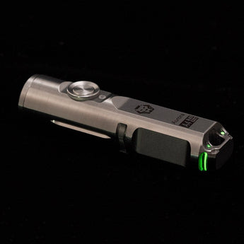 RovyVon A4 Pro Gen 4 USB-C Rechargeable LED Keychain Flashlight - Luminus SST-20 or High CRI LED - 650 or 420 Lumens - Uses Built-in Li-ion Battery Pack - Titanium