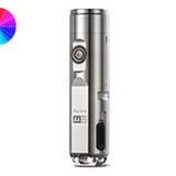 RovyVon Aurora A4 Pro USB-C Rechargeable LED Keychain Flashlight - 650 Lumens or 420 Lumens - Nichia 219C or CREE XP-G3 - 3rd Gen - Uses Built-in 330mAh Li-Poly Battery Pack - Titanium