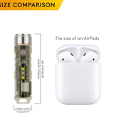 RovyVon A5 Gen 4 USB-C Rechargeable LED Flashlight - Luminus SST-20 or High CRI - 650 Lumens or 420 Lumens - White and UV or White and Red Side Lights - Uses 330mAh Li-ion Battery Pack