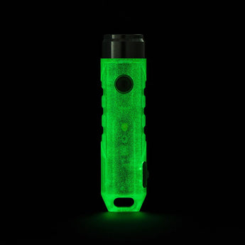 RovyVon Aurora A5x Mini Keychain Rechargeable GITD LED Flashlight - Nichia 219C LED - 450 Lumens - Includes Built-In Li-ion Battery Pack
