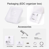 RovyVon Aurora A7 GITD USB-C Rechargeable LED Keychain Flashlight - White and UV - Nichia 219C or Luminus SST-20 LED