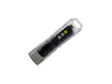 RovyVon A8Y Mini Keychain Rechargeable LED Flashlight- 350 Lumens - Nichia 219C R9050 - Amber, Red and Blue LED - Includes Built-In Li-ion Battery Pack