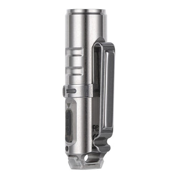 RovyVon Aurora A2 USB-C Rechargeable LED Keychain Flashlight - Luminus SST-20 or Nichia 219C LEDs - 3rd Gen - Uses Built-in 300mAh Li-Poly Battery Pack - Silver, Matte Black, or PVD Blue Colors