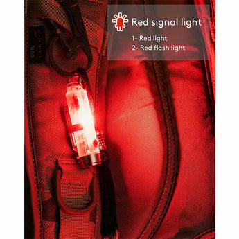 RovyVon Aurora A5 GITD USB-C Rechargeable LED Keychain Flashlight - Luminus SST-20 or Nichia 219C LEDs - White and UV or Red Output - 3rd Gen - Uses Built-in 330mAh Li-Poly Battery Pack