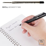 RovyVon Commander C10 Tactical Titanium Pen - Available in Natural Ti, Sandblasted, and PVD Black