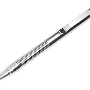 RovyVon C20 Tactical Titanium Pen - Available in Machined Raw or Vintage Brass