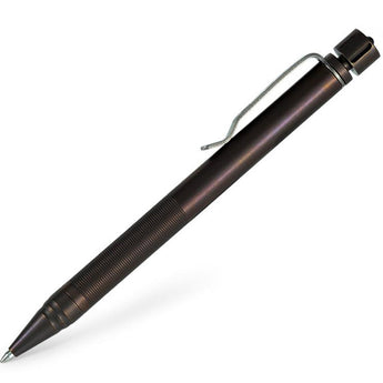 RovyVon C20 Tactical Titanium Pen - Available in Machined Raw or Vintage Brass