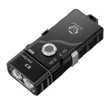 RovyVon E3 USB-C Rechargeable LED Flashlight - Luminus SST-20 - 700 Lumens - Multiple Configurations - Uses Built-in Li-Poly Battery Pack or 1 x AAA - Various Colors