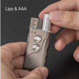 RovyVon E3 Plus USB-C Rechargeable LED Flashlight - Cool White or High CRI - Uses 330mAh Li-ion Battery Pack - Marble Gray, Gunmetal, or Desert Tan