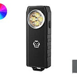 RovyVon Angel Eyes E300S USB-C Rechargeable LED Flashlight - 2400 Lumens or 1200 Lumens -  Nichia 219C or CREE XP-G3 - 2nd Gen - Uses Built-in Li-Poly Battery Pack - Black or Titanium Grey