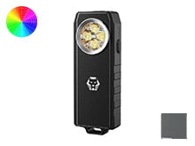 RovyVon Angel Eyes E300S USB-C Rechargeable LED Flashlight - 2400 Lumens or 1200 Lumens -  Nichia 219C or CREE XP-G3 - 2nd Gen - Uses Built-in Li-Poly Battery Pack - Black or Titanium Grey