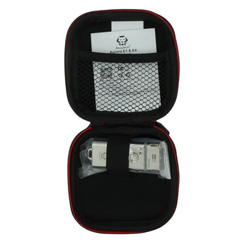 RovyVon Angel Eyes E4 Hybrid Keychain USB-C Rechargeable LED Flashlight - Titanium - Cool  or Warm White LED