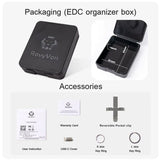 RovyVon Aurora E5 GITD USB-C Rechargeable LED Keychain Flashlight - 700 Lumens or 500 Lumens - Luminus SST-20 - Warm White or Cool White - White and UV or White and Red- Uses Built-in 330mAh Li-Poly Battery Pack  or 1 x AAA