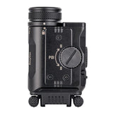 RovyVon GL4 Pro 4 in 1 Rail Mounted LED Flashlight - 400 Lumens - Green Laser - IR Laser - IR Illuminator - Includes 1 x CR123A