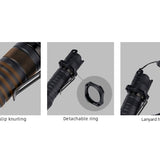 RovyVon GL7 Gen 2 USB-C Rechargeable LED Flashlight - Cool White - 2000 Lumens - Includes 1 x 21700