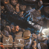 RovyVon GL7 Gen 2 USB-C Rechargeable LED Flashlight - Cool White - 2000 Lumens - Includes 1 x 21700