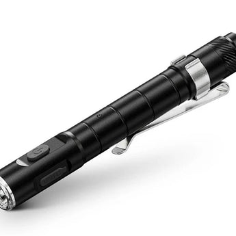 RovyVon Hybrid H3 EDC USB-C Rechargeable LED Penlight - 500 or 400 Lumens - CREE XP-G3 or Nichia 219C - Uses Built-In 330 mAh Li-Po  Battery Pack or AAA or 10440 - Black or Green