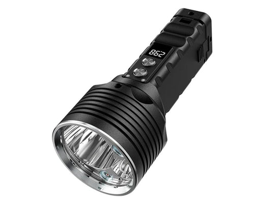 RovyVon S2 Elite USB-C Rechargeable Spot and Flood LED Searchlight - 10000 Lumens - CREE XHP 70.2 - Includes 2 x 21700