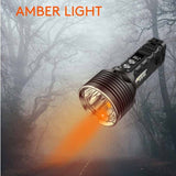 RovyVon S2 Premium USB-C Rechargeable Spot and Flood LED Searchlight - 10000 Lumens - CREE XHP 70.2 - Includes 2 x 21700