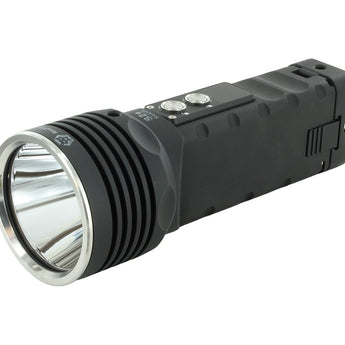 RovyVon S2i USB-C Rechargeable Elite Spot and Flood LED Searchlight - 5000 Lumens - CREE XHP 70.2 - Includes 2 x 21700