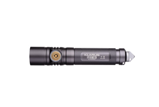 Klarus RS18 Rechargeable Flashlight - CREE XM-L2-U2 LED - 900 Lumens - Uses 1 x 18650 (Included) or 2 x CR123As