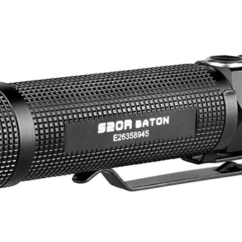 Olight S20R Baton Rechargeable LED Flashlight 550 Lumens Cree XM-L2 LED Uses 1 x 18650 CR123