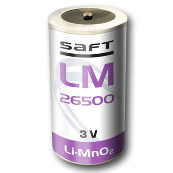 Saft LM-26500 C Size 7400mAh 3V Lithium Manganese Dioxide (Li-Mn0.2) Button Top Primary Battery - Bulk