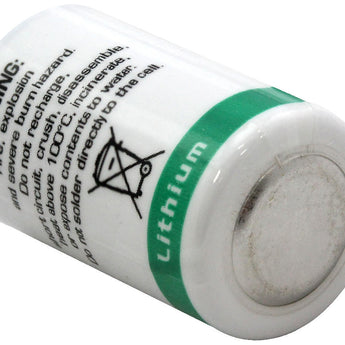 Saft LS-14250-BA 1/2 AA 1100mAh 3.6V Lithium Thionyl Chloride (LiSOCI2) Button Top Battery - Bulk