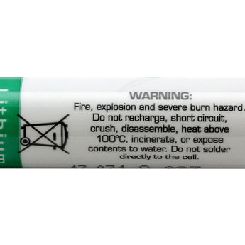 Saft LS-14500-BA AA 2450mAh 3.6V Lithium Thionyl Chloride (LiSOCI2) Button Top Battery - Bulk