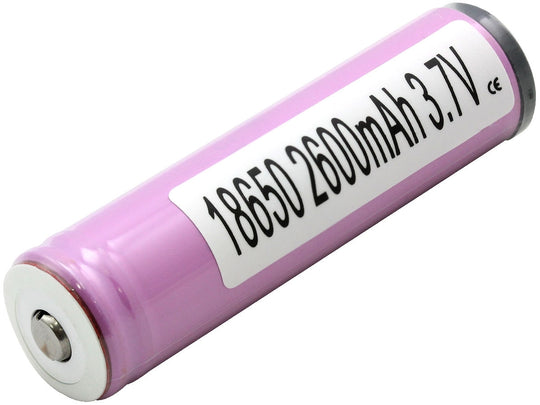 Samsung 26F 18650 2600mAh 3.7V Lithium Ion (Li-Ion) Protected Button Top Battery