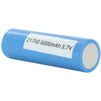 Samsung 50E INR 21700 5000mAh 3.7V High-Drain 10A Lithium Ion (Li-ion) Unprotected Flat Top Battery